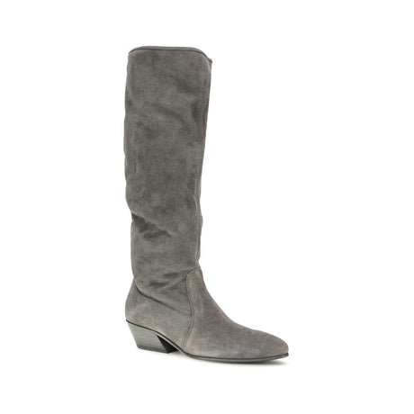 Pedro García Gray Suede Leather Ankle Boots