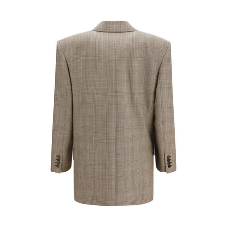 Saint Laurent Beige Wool Oves Aries Blazer