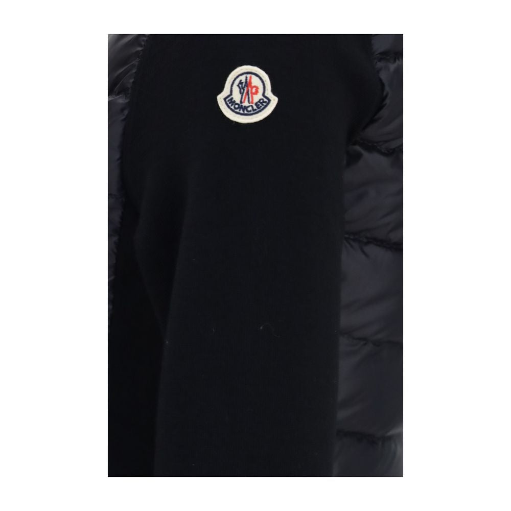 Moncler Black Polyamide Cardigan