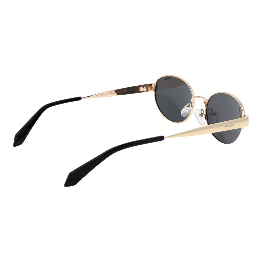 Polaroid Gold Metal Sunglasses