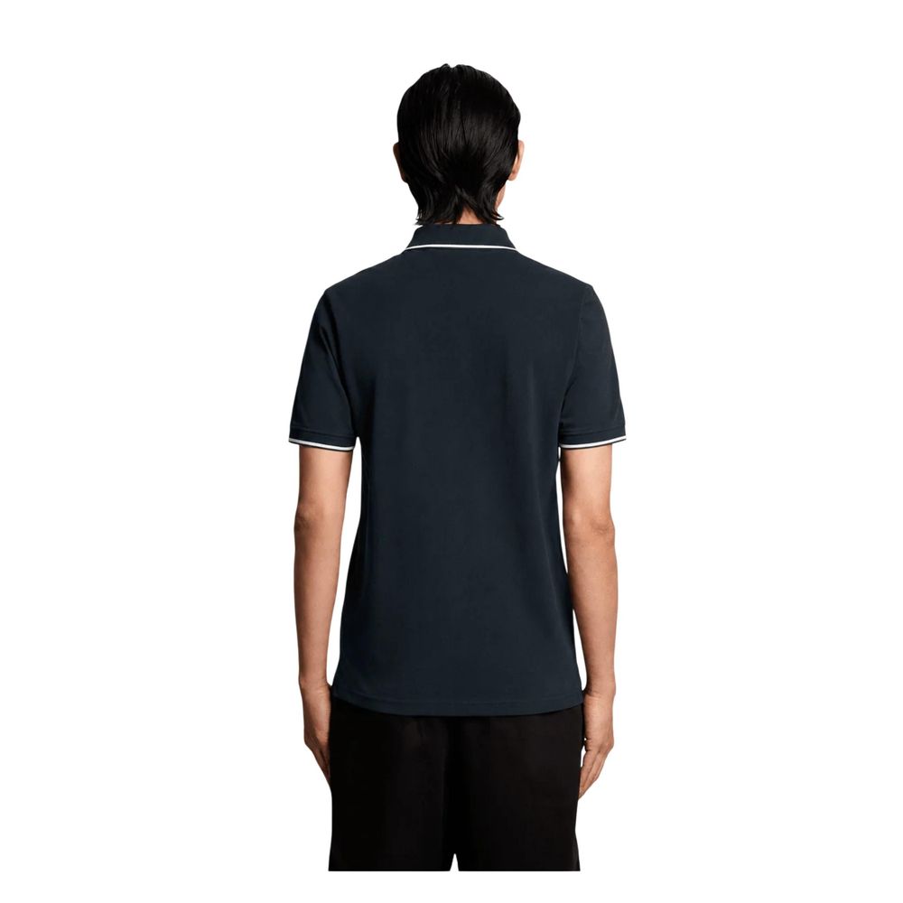 Lyle & Scott Blue Cotton Polo Shirt