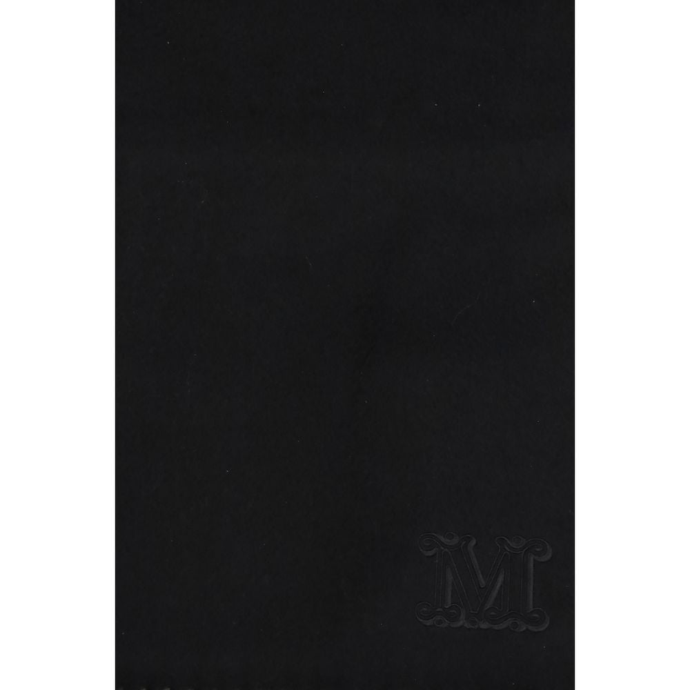 Max Mara Black Cashmere Scarf