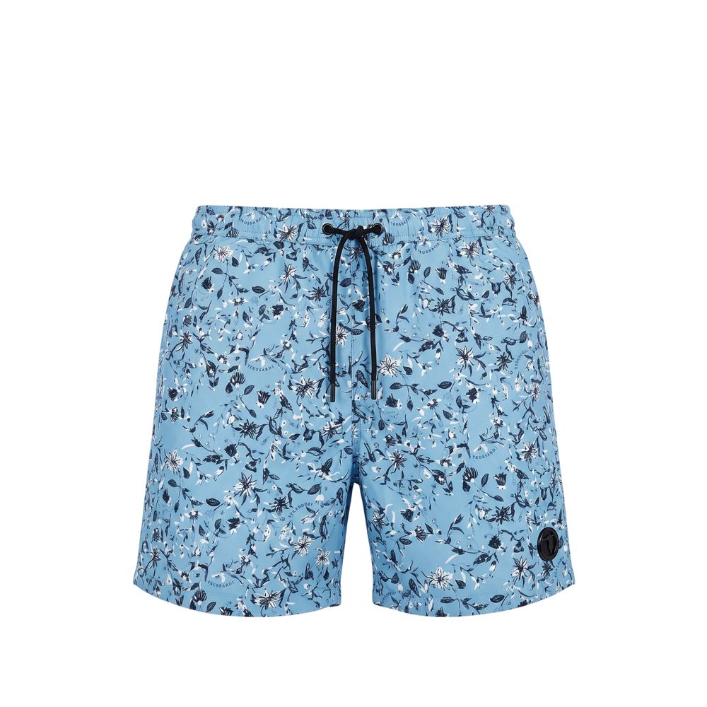 Trussardi Beachwear Lyseblå Polyester Herre Badebukser