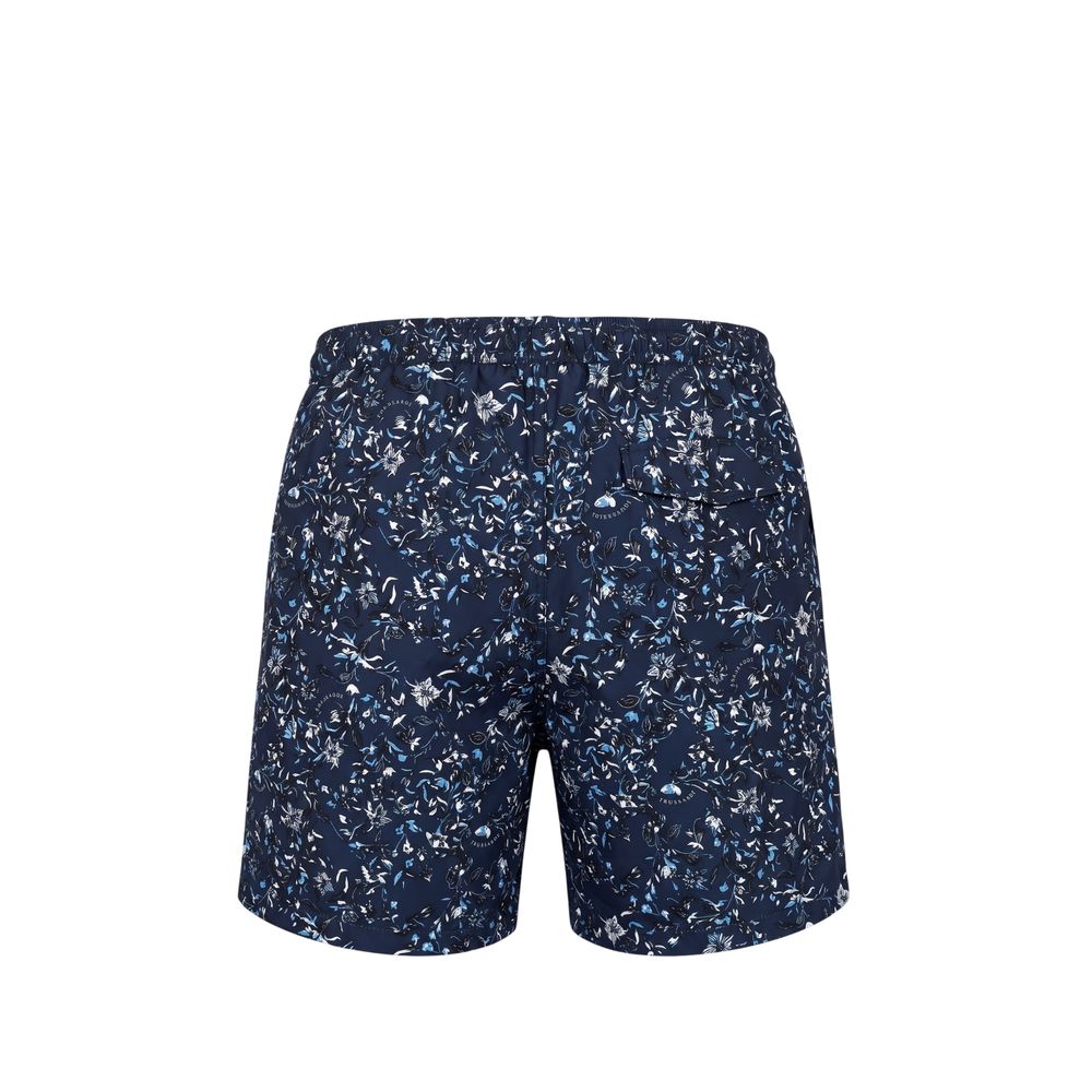 Trussardi Beachwear Blå Polyester Herre Badebukser