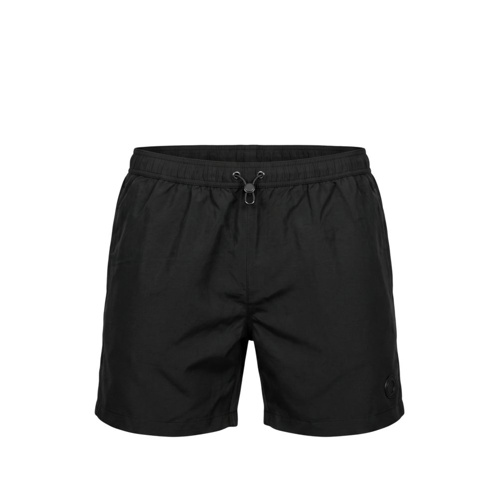 Trussardi Beachwear sorte polyester badeshorts til mænd