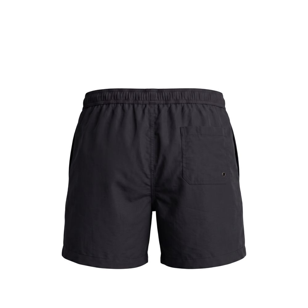 Trussardi Beachwear sorte polyester badeshorts til mænd