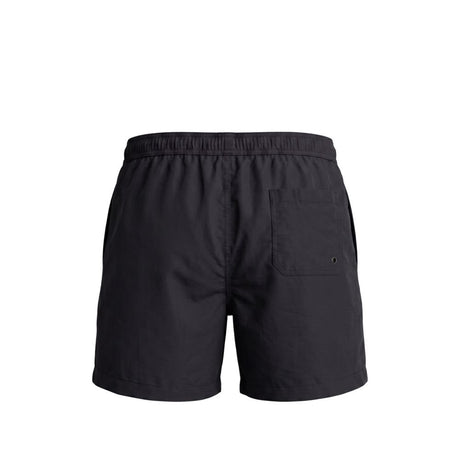 Trussardi Beachwear sorte polyester badeshorts til mænd
