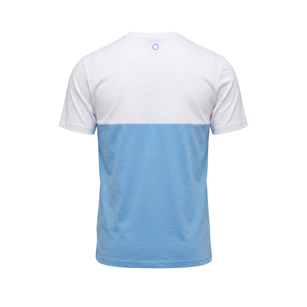 Trussardi Beachwear Lyseblå Bomuld Herre T-shirt