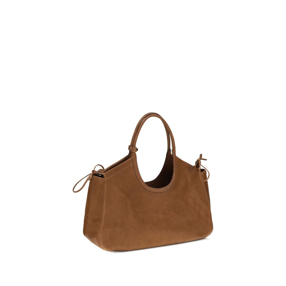 Miu Miu Brown Lamb Ovis Aries Aries Shoulder Bag