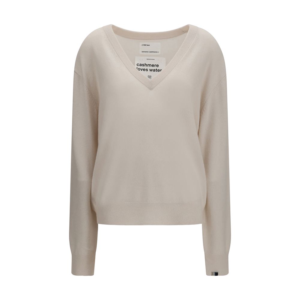 Extreme Cashmere Beige Cashmere Sweater