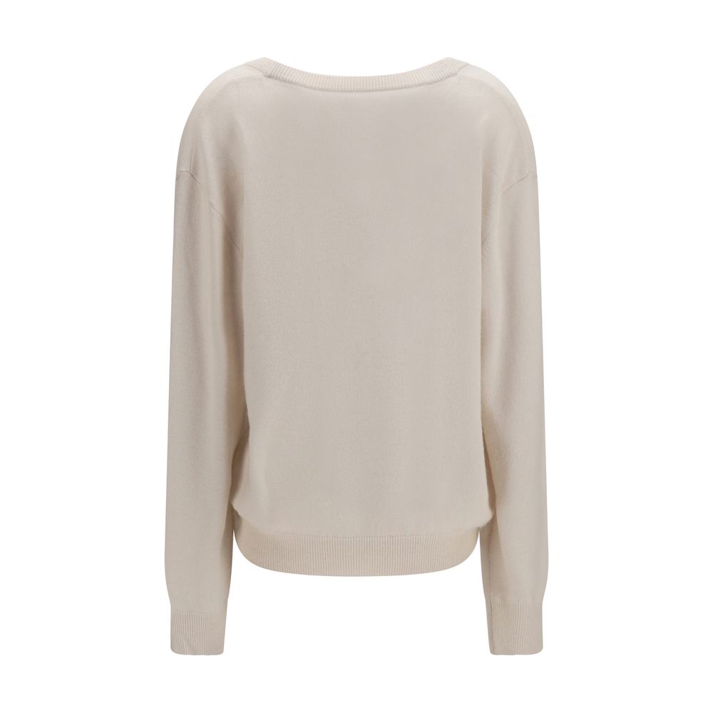 Extreme Cashmere Beige Cashmere Sweater