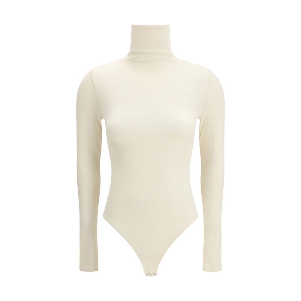 Wolford Beige Cotton Bodysuit