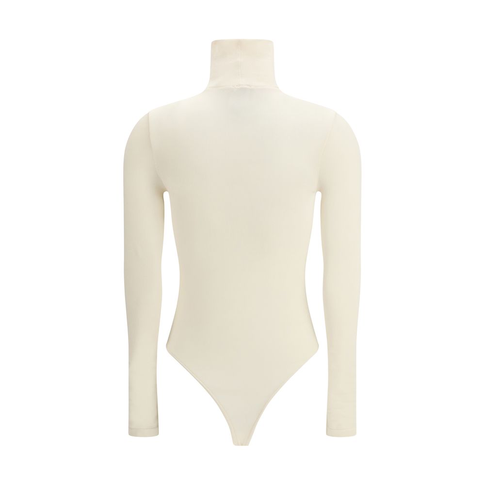Wolford Beige Cotton Bodysuit