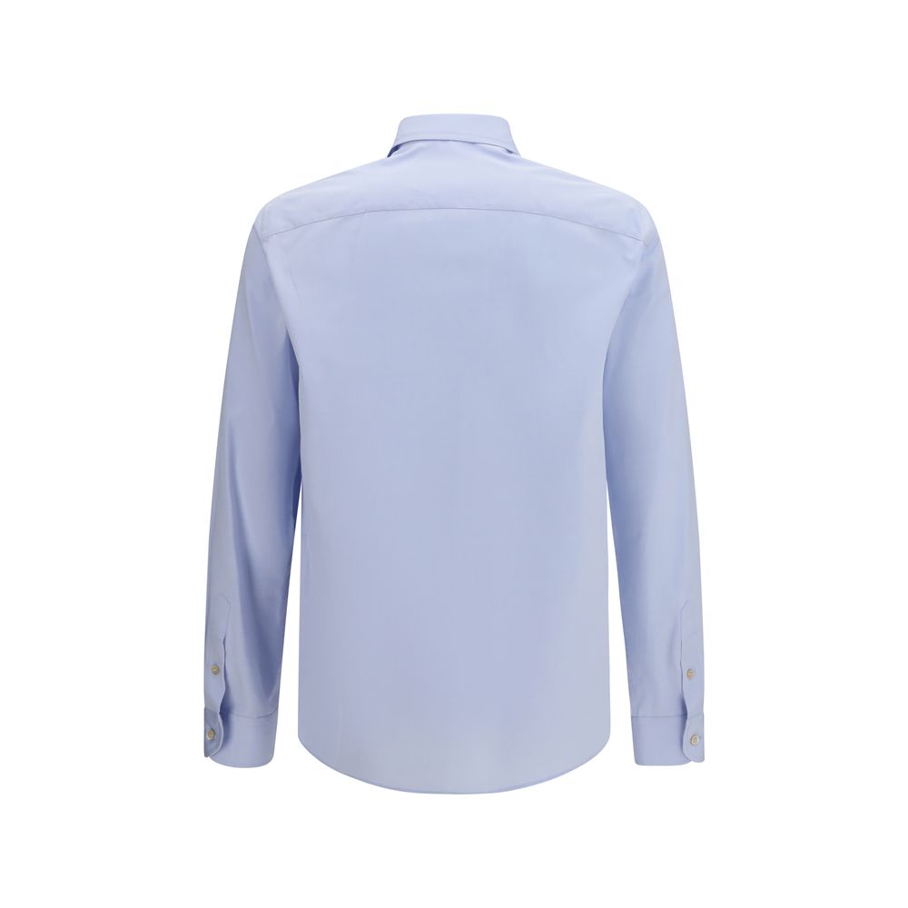 Valentino Garavani Blue Cotton Dress Shirt