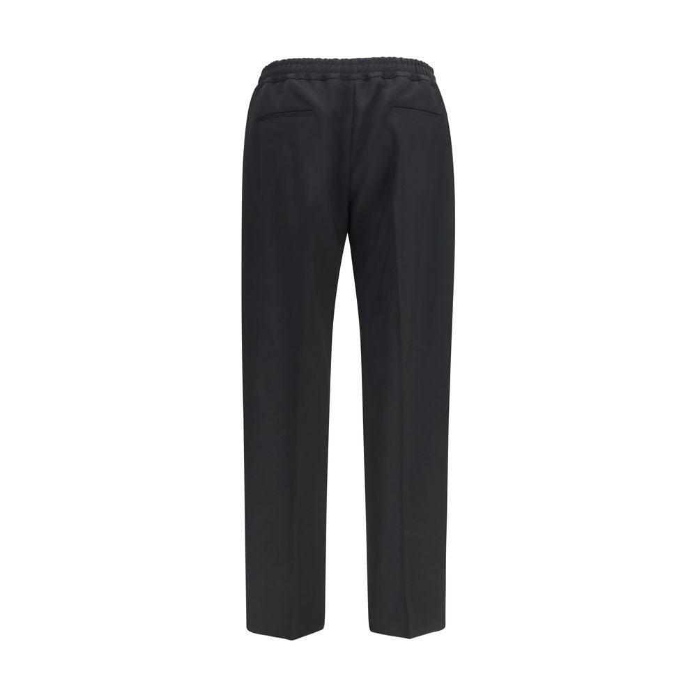 Valentino Garavani Black Cotton Chino Pants