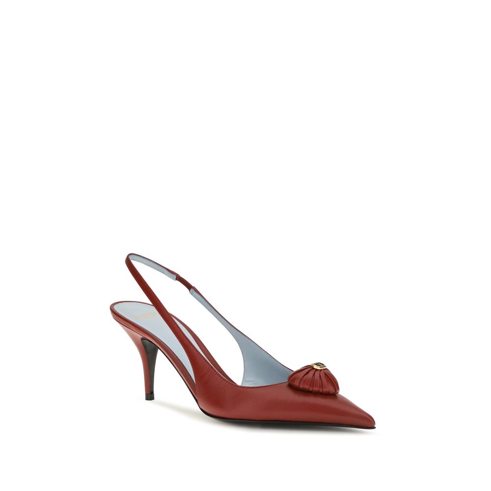 Valentino Garavani Multicolor Calf Leather Bos Taurus High Heel Pumps
