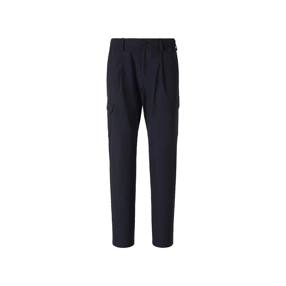Herno Blue Polyester Cargo Pants