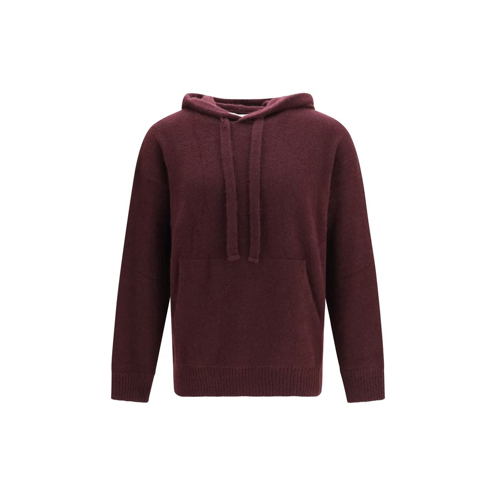 Laneus Bordeaux Cashmere Hoodie