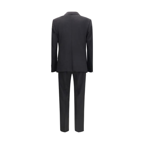 Dolce & Gabbana Black Wool Oves Aries Two-Piece Suit