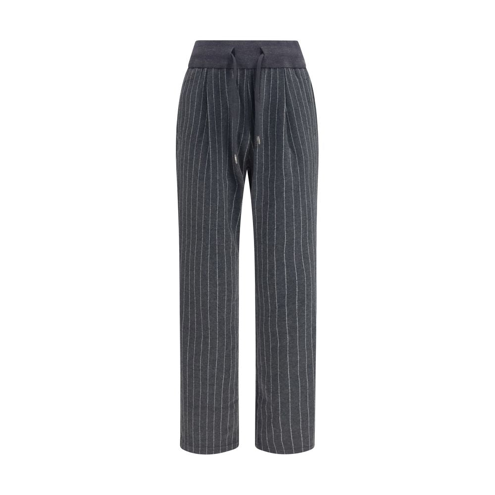 Herno Gray Cotton Casual Pants