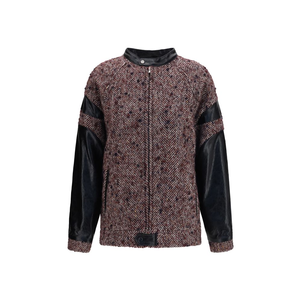 Kristina Ti Multicolor Wool Oves Aries Full-Length Jacket