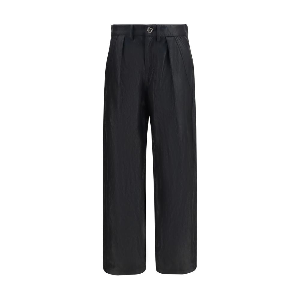 Kristina Ti Black Polyester Casual Pants
