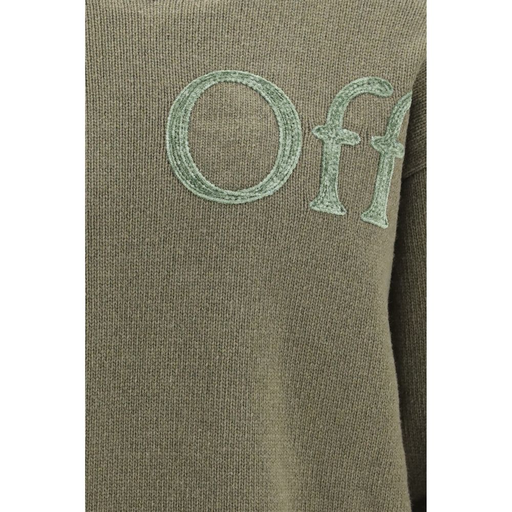 Off-White Bicolor Wool Oves Aries Sweatshirt