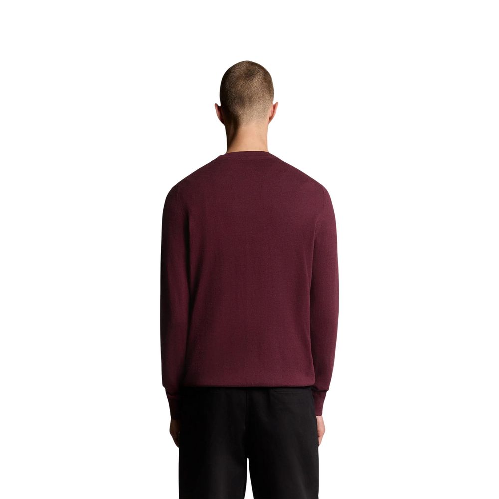 Lyle & Scott Bordeaux Cotton Sweatshirt