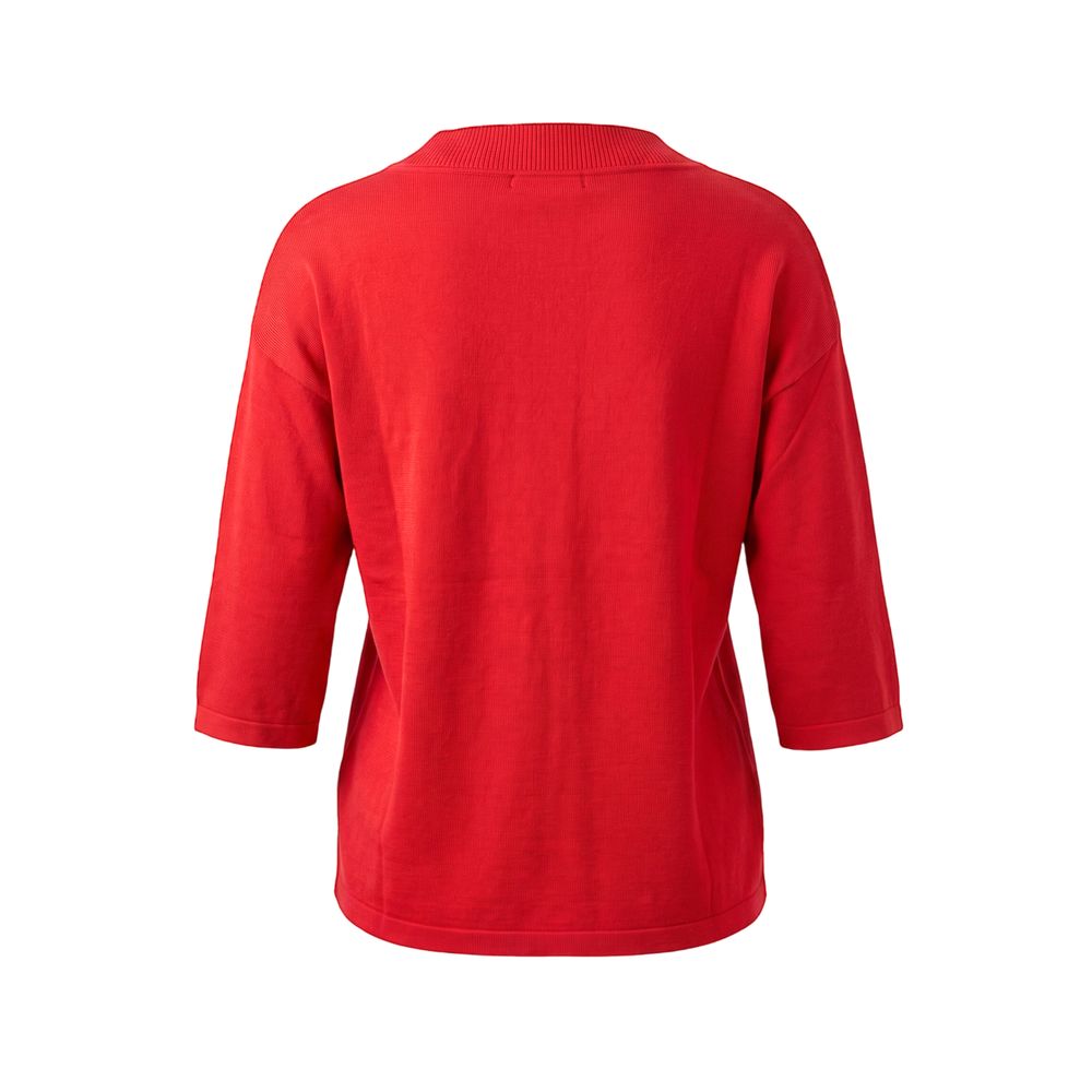 Trussardi Jeans Red Viscose Women Sweater