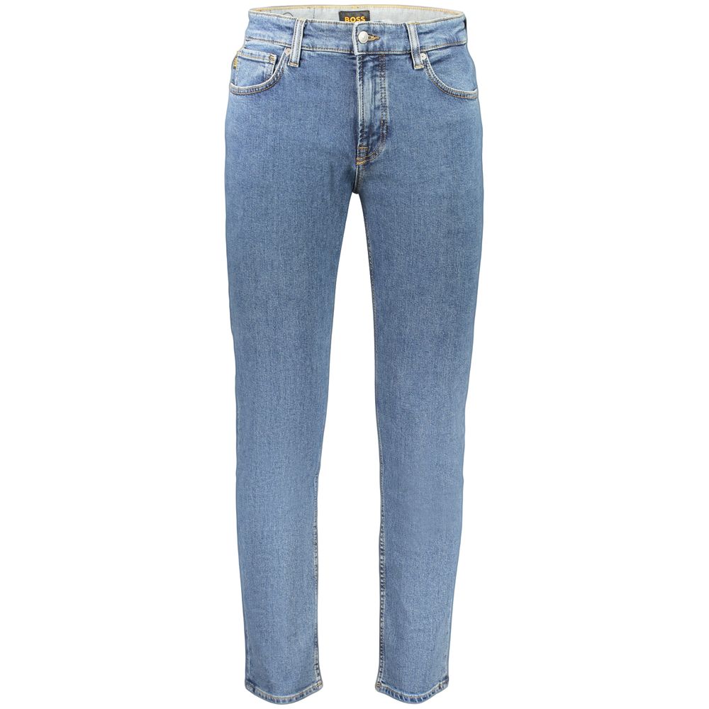 Hugo Boss Blue Cotton Men's Jean