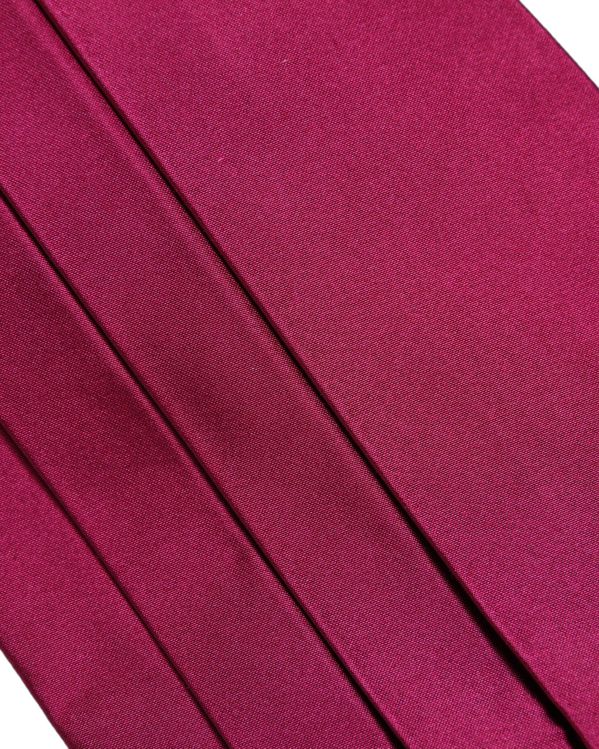 Dolce & Gabbana Burgundy 100% Silk Belt Waist Cummerbund