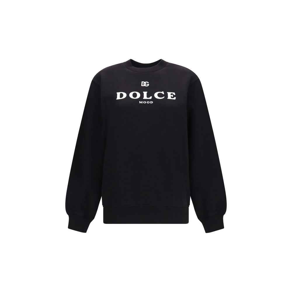 Dolce & Gabbana Black Cotton Sweatshirt