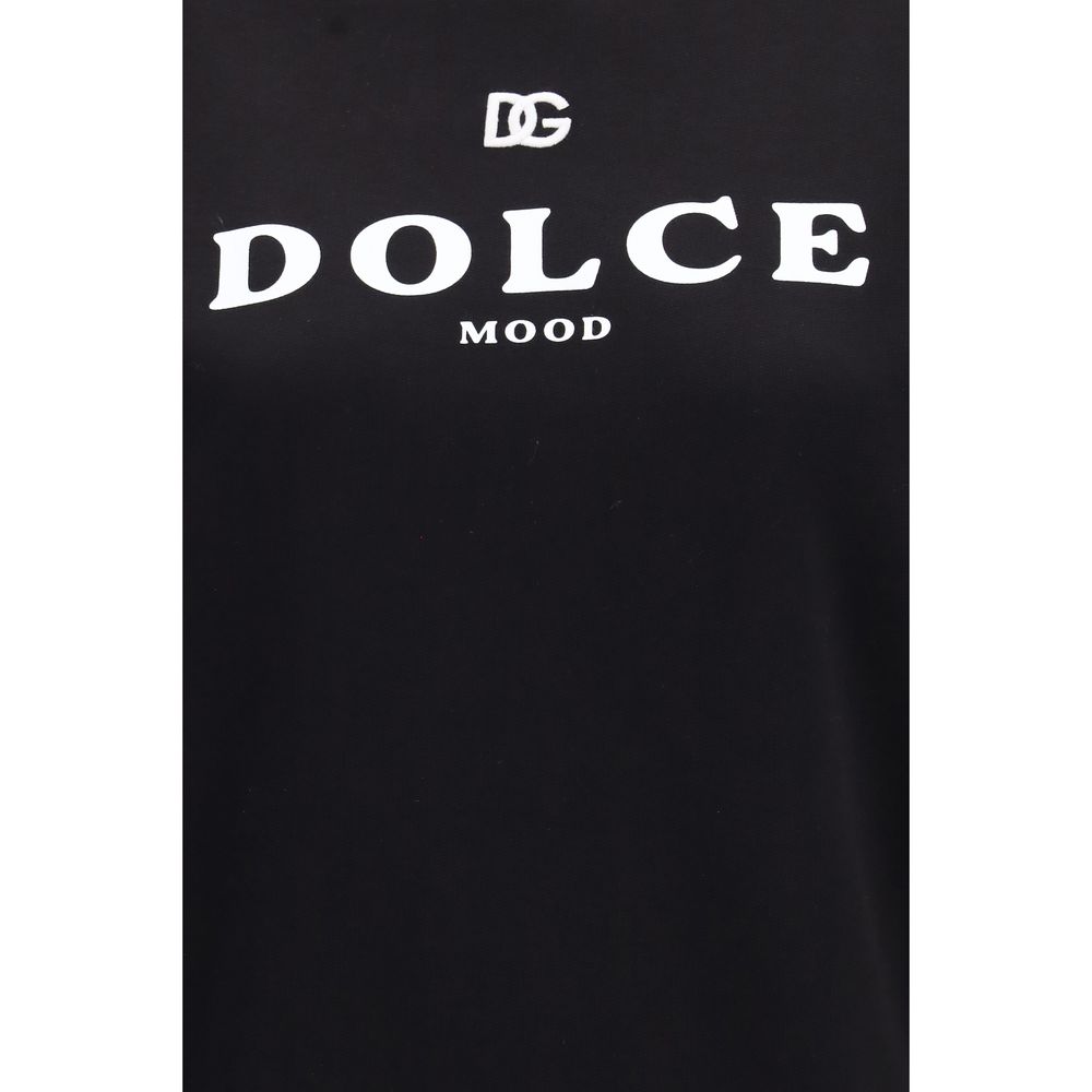 Dolce & Gabbana Black Cotton Sweatshirt