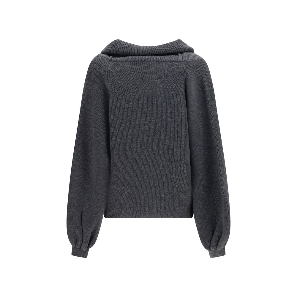 Dolce & Gabbana Gray Wool Oves Aries Cardigan