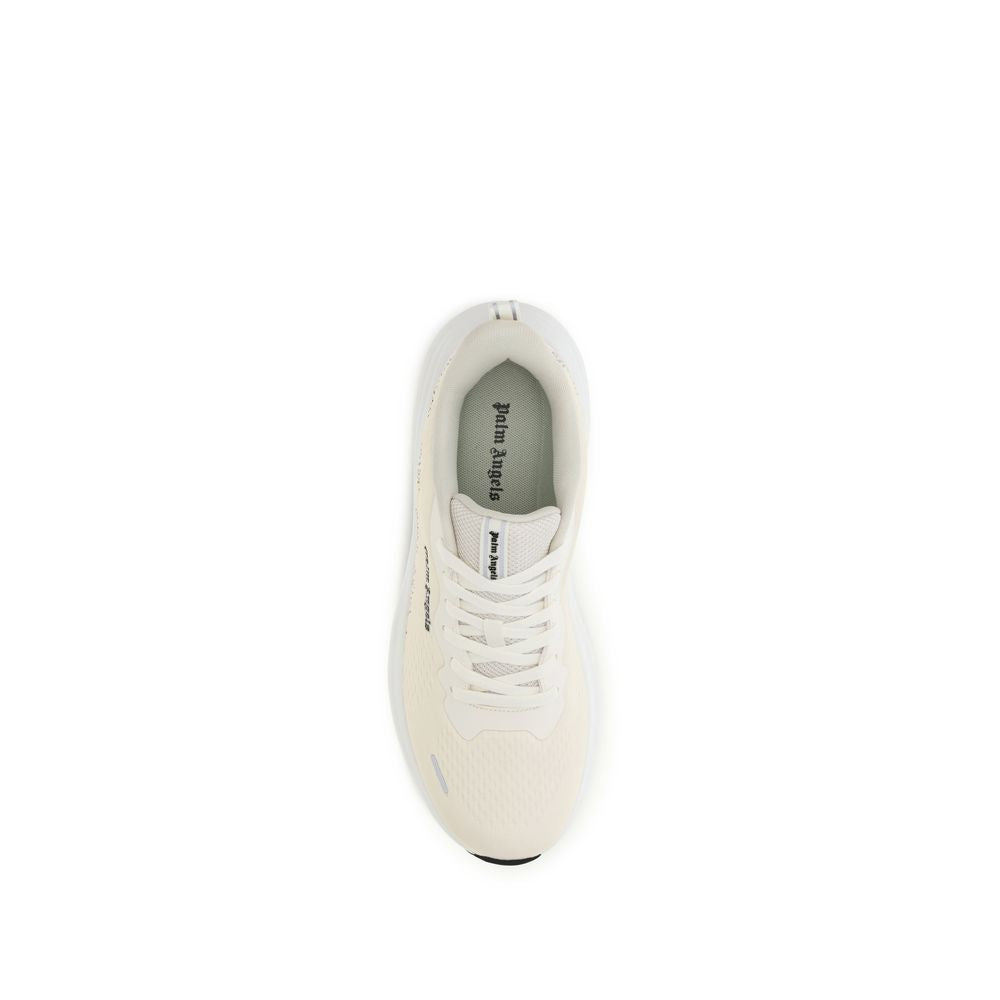 Palm Angels Beige Fabric Low Top Sneakers