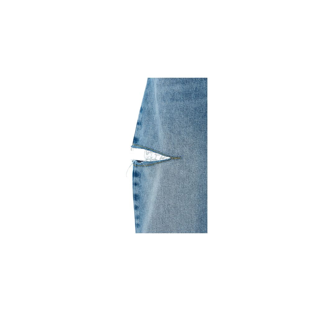 Maison Margiela Blue Cotton Straight-Leg Jeans