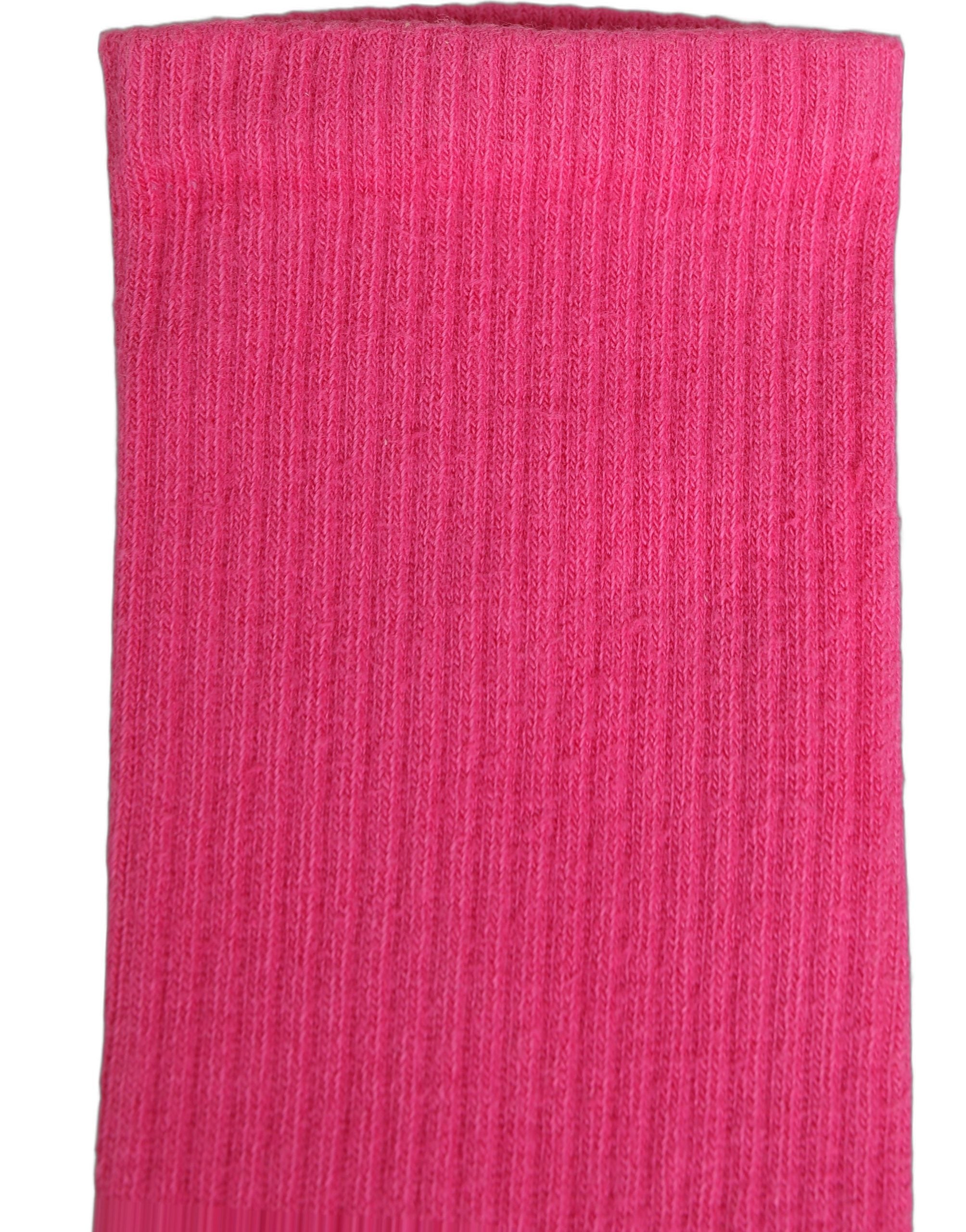 Dolce & Gabbana Pink Cotton Ribbed Mid Calf Women Accessory Socks