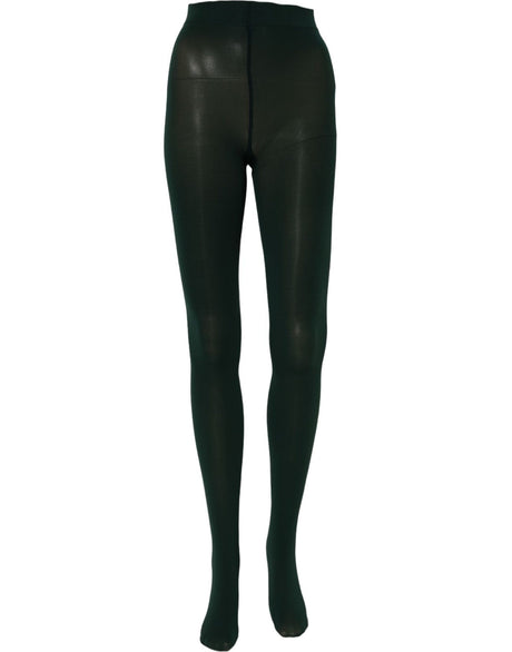 Dolce & Gabbana Dark Green Nylon Tights Stocking Pantyhose Socks