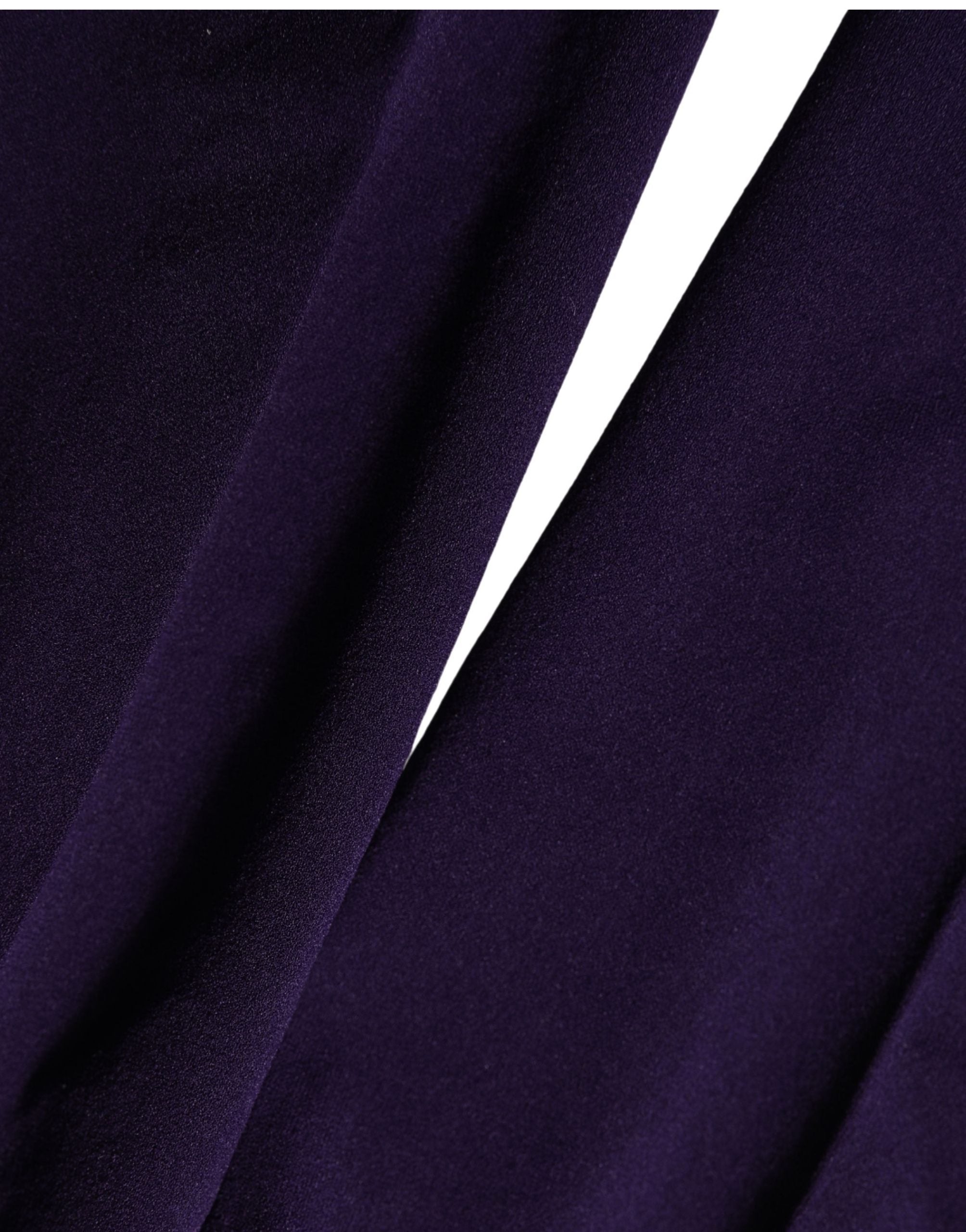 Dolce & Gabbana Violet Nylon Tights Stocking Pantyhose Socks