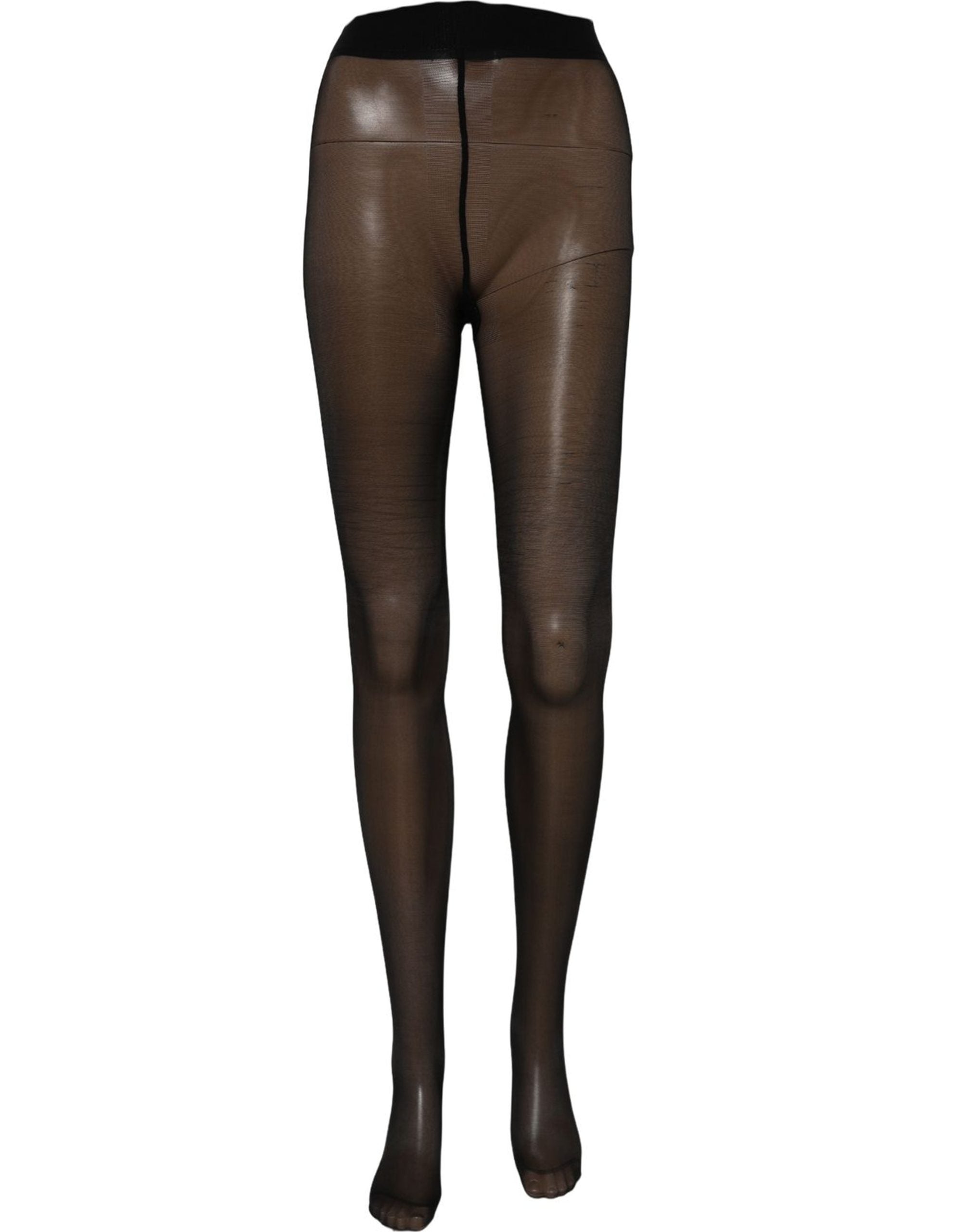 Dolce & Gabbana Black Nylon Tights Stocking Pantyhose Socks