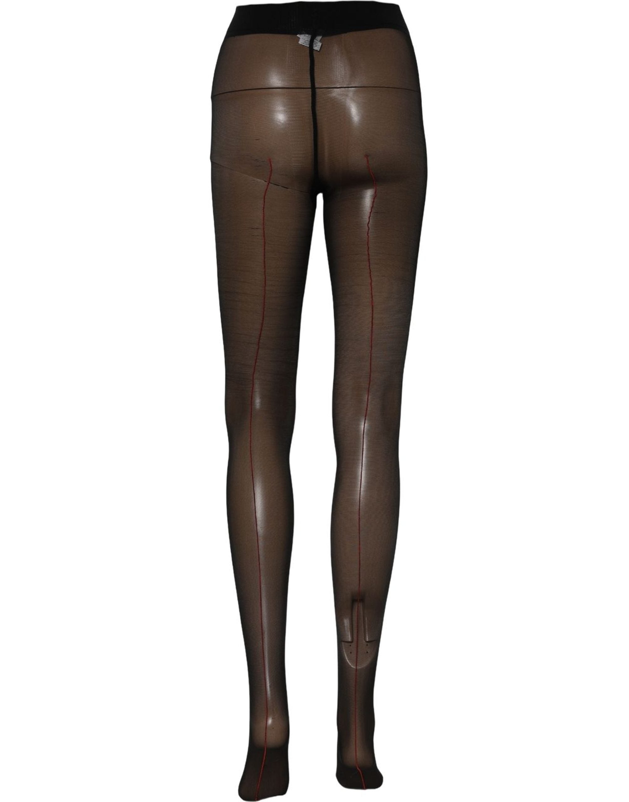 Dolce & Gabbana Black Nylon Tights Stocking Pantyhose Socks