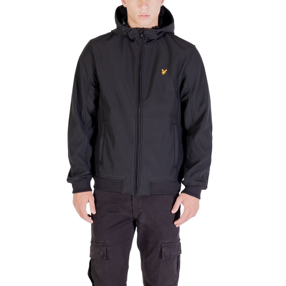 Lyle & Scott Black Polyester Parka