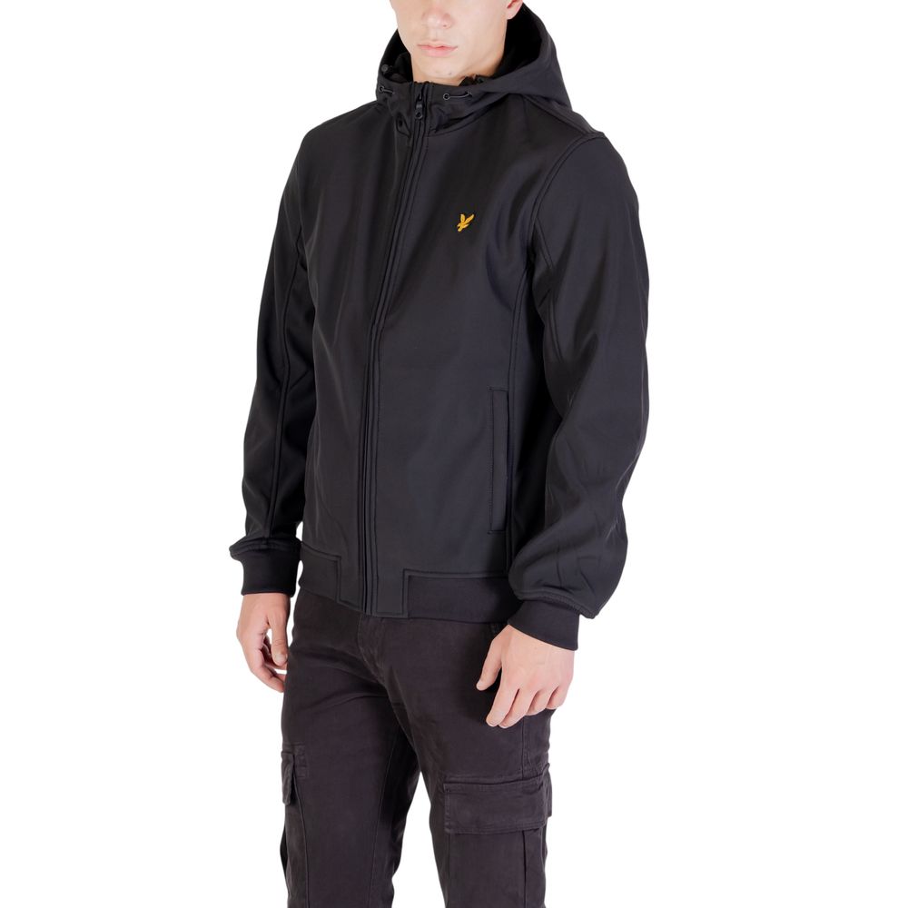 Lyle & Scott Black Polyester Parka