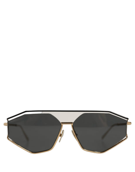 Dolce & Gabbana Gold DG2265 Sartoriale Metal Frame Eyewear Sunglasses