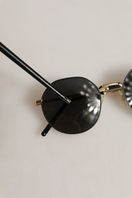 Dolce & Gabbana Gold Toned Metal Frame DG2286 Round Eyewear Sunglasses