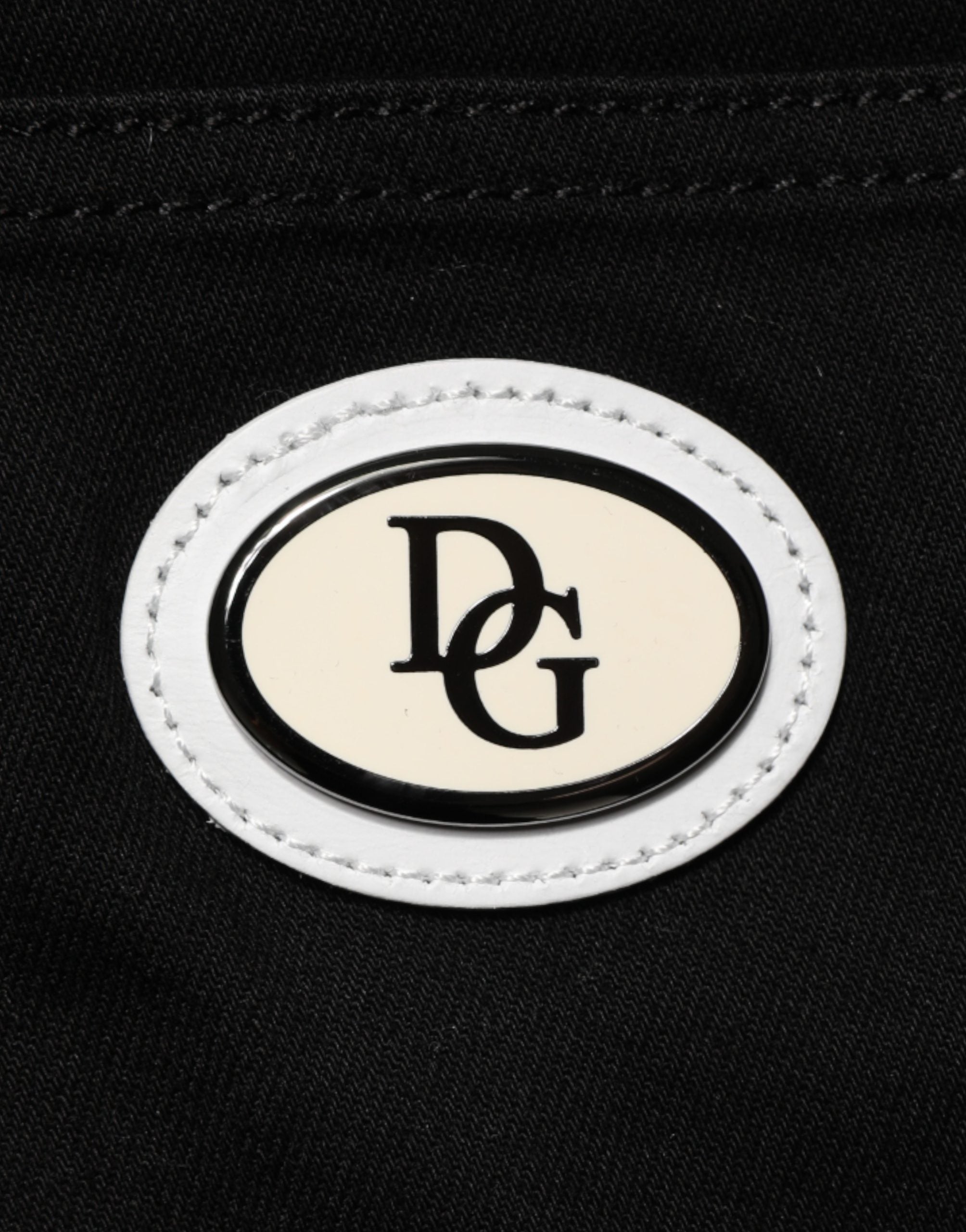 Dolce & Gabbana Black Cotton Stretch Skinny Denim Trouser Jeans