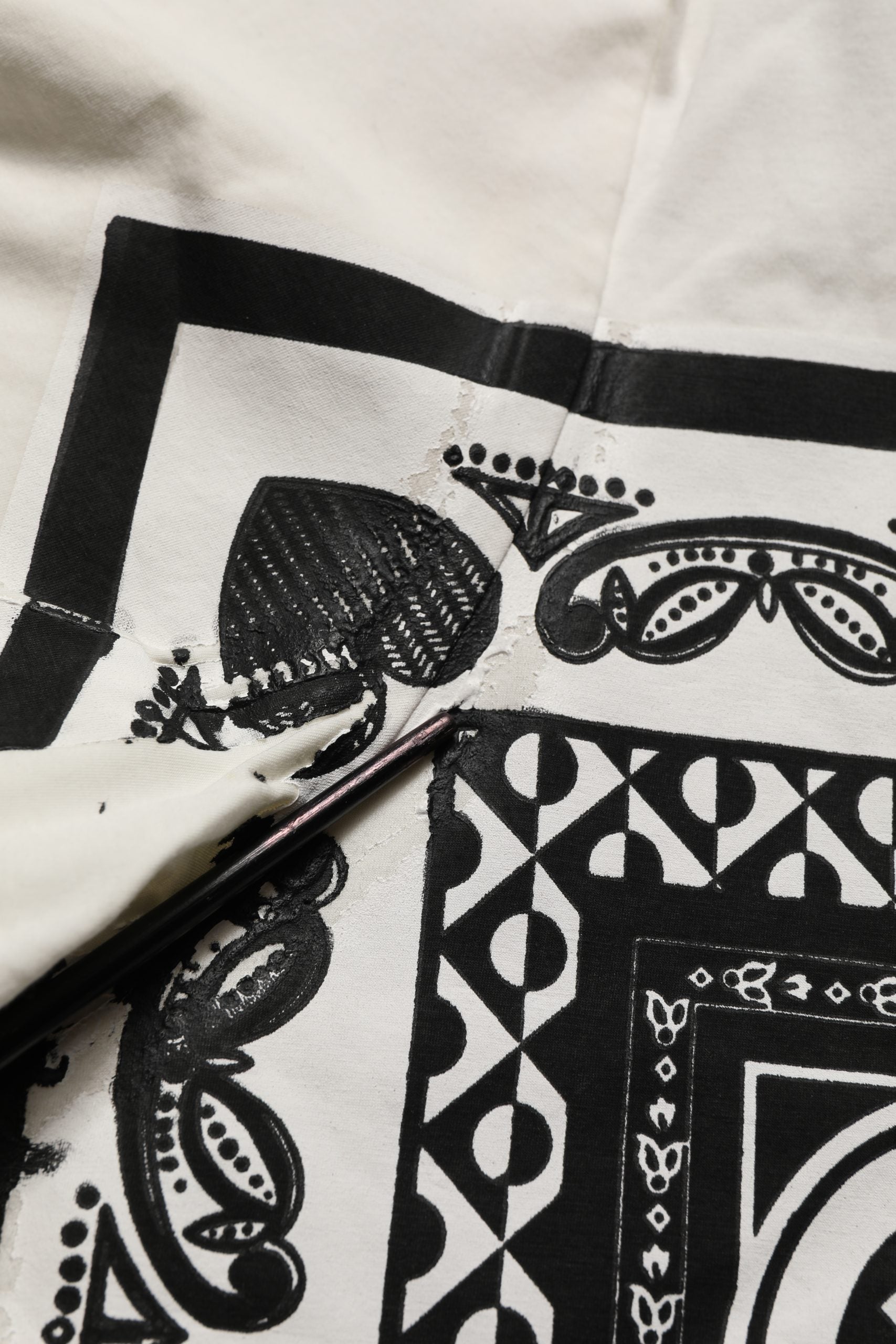 Dolce & Gabbana White Bandana Print Cotton CrewNeck T-shirt