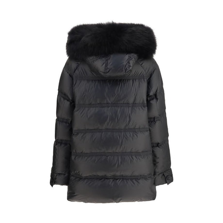Peuterey Black Polyester Full-Length Jacket