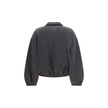 Darkpark Gray Cotton Sweatshirt