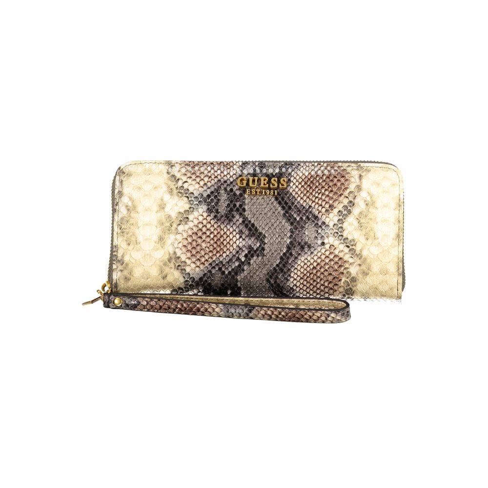 Guess Jeans Beige Polyurethane Women's Wallet